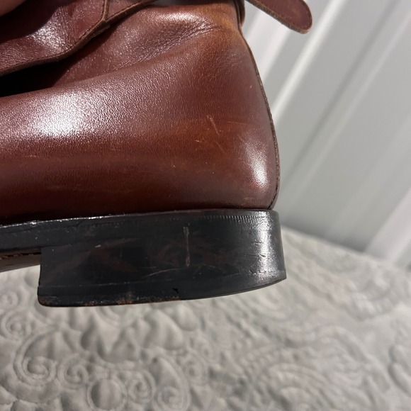 Mack James Cognac Leather Jodhpur Dress Ankle Strap Buckle Chelsea Boots 9 main image 7